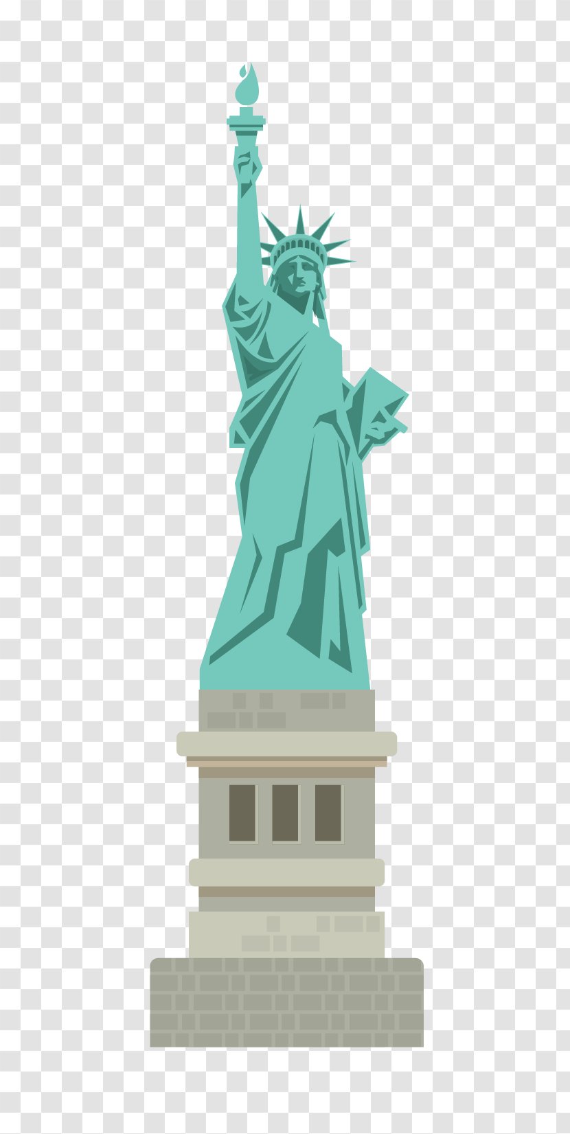 Statue Of Liberty Subscriber Identity Module Prepay Mobile Phone LTE 4G Transparent PNG