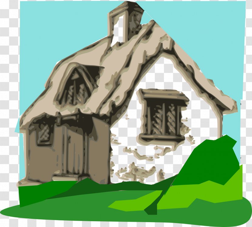 Cottage House Clip Art - Roof - Chimney Transparent PNG