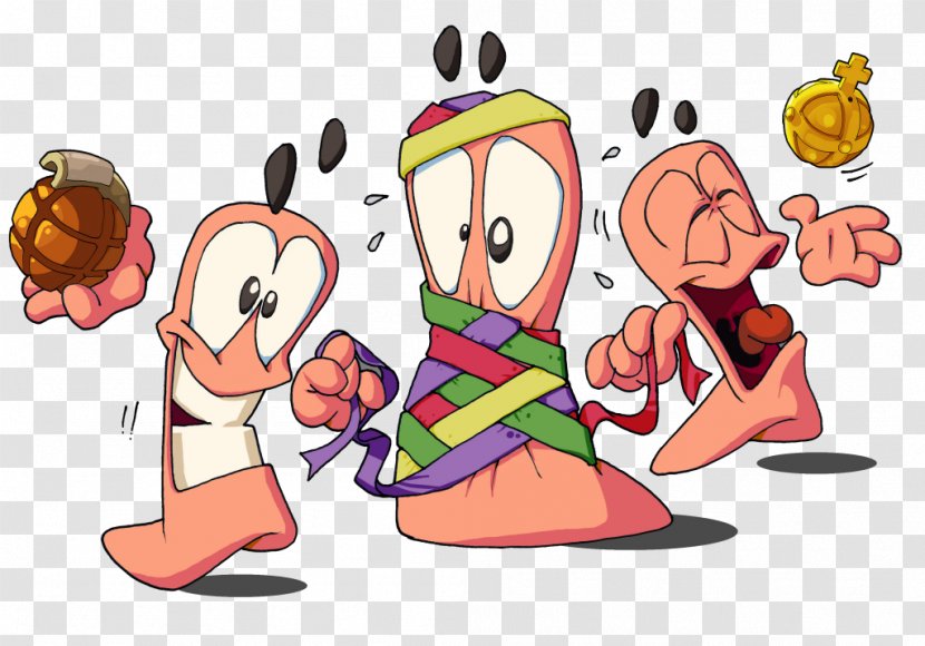 Worms: Open Warfare 2 Worms Reloaded Battlegrounds Revolution - Heart - Worms_game Transparent PNG