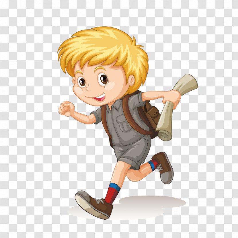 Royalty-free Stock Photography Clip Art - Watercolor - Happy Running Boy Transparent PNG