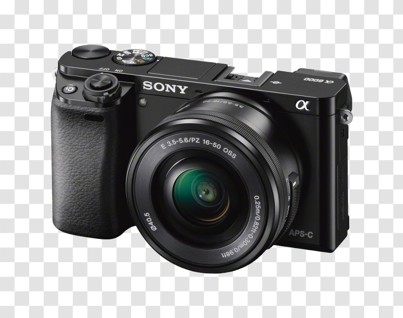 Mirrorless Interchangeable-lens Camera APS-C Autofocus Sony E PZ 16-50mm F/3.5-5.6 OSS Transparent PNG