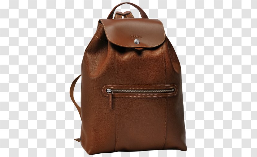 Longchamp Backpack Handbag Leather - Bag - Tan Transparent PNG