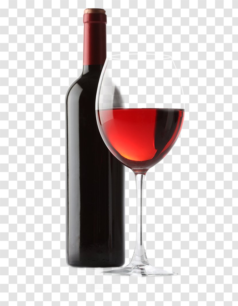 Red Wine White Bottle Glass Transparent PNG