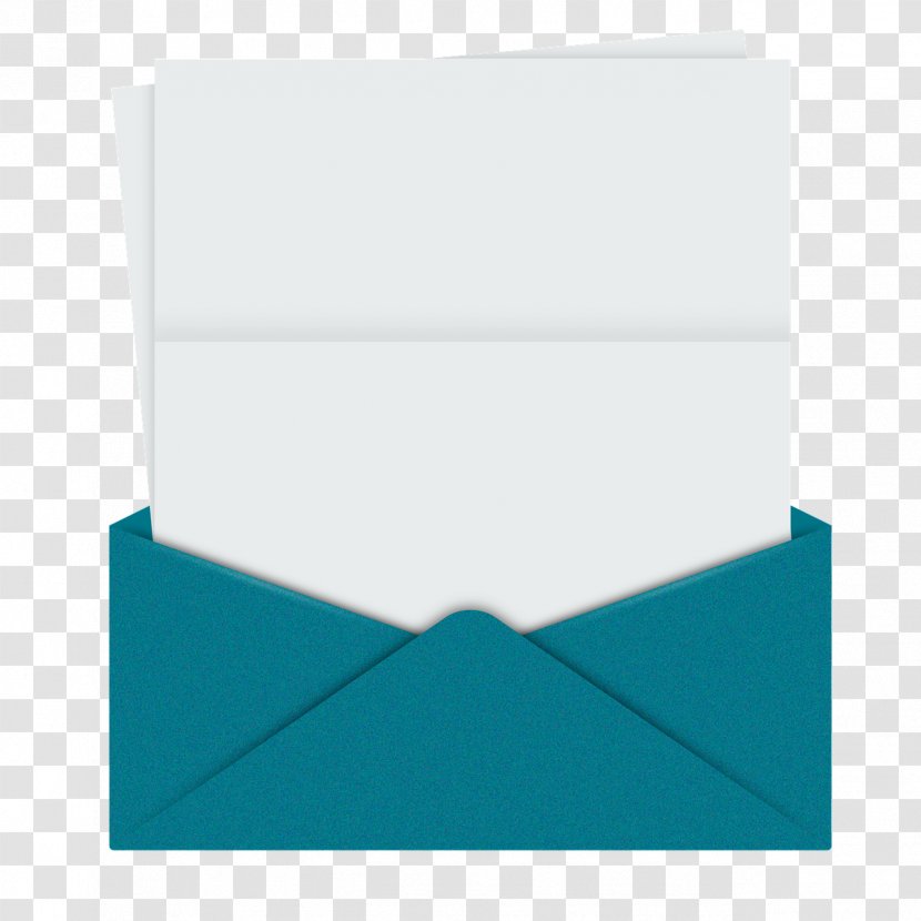 Paper Envelope Letter - Aqua - Add To Cart Button Transparent PNG