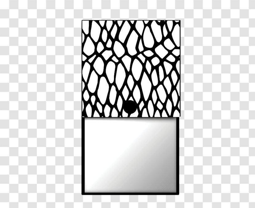 Black White Color FLO Accessories Pattern - Snake - Mirror Transparent PNG