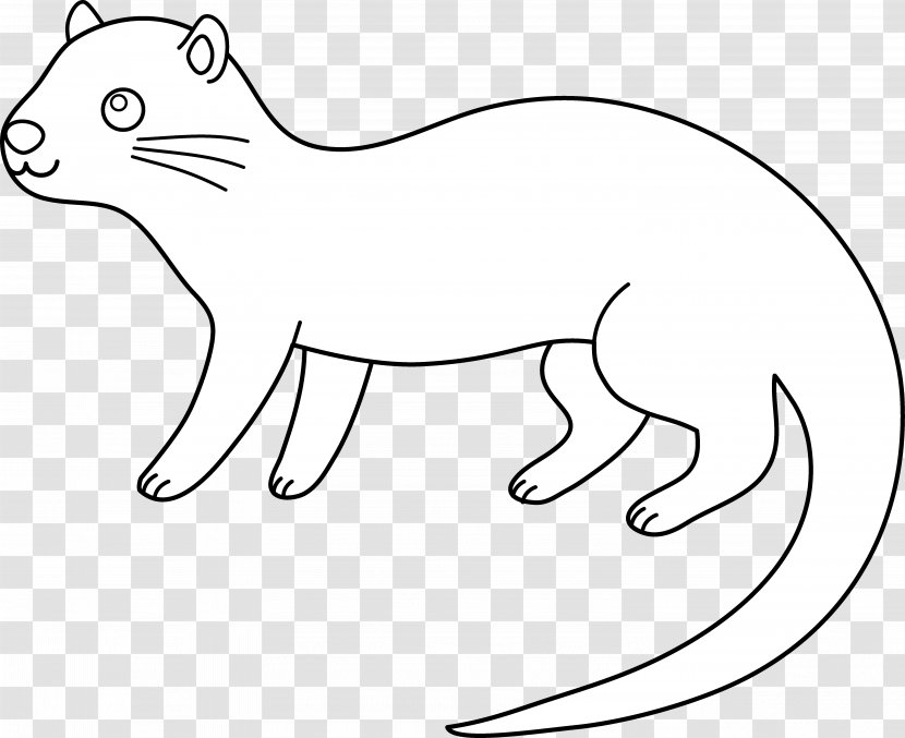 Sea Otter Drawing Line Art Clip - Whiskers Transparent PNG