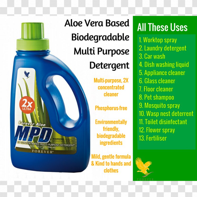 Forever Living Products MPD Aloe Vera Soap Detergent - Brand Transparent PNG