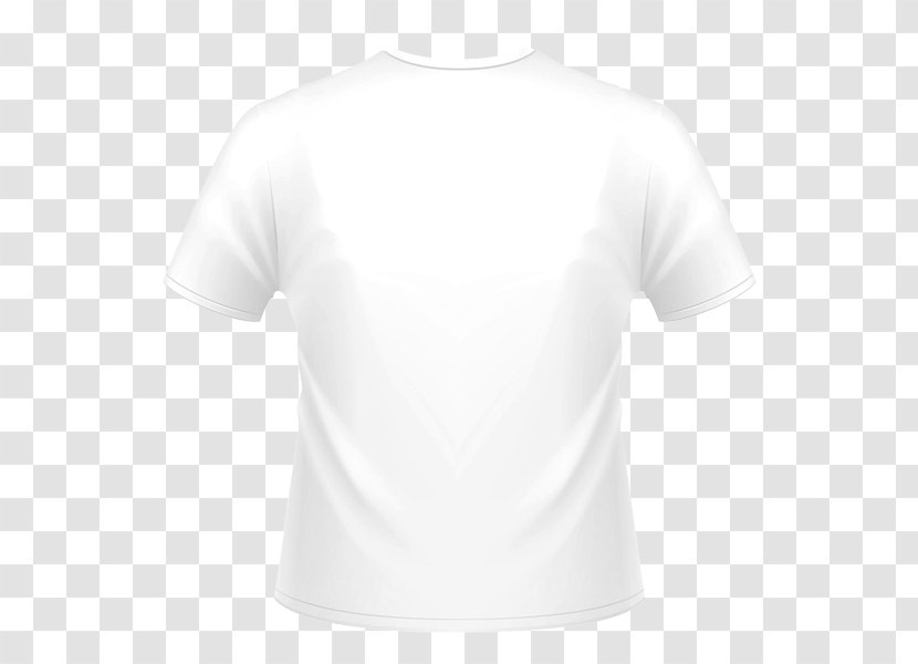 T-shirt Sleeve Clothing Shoulder - White - Black Vi Display Template Download Transparent PNG