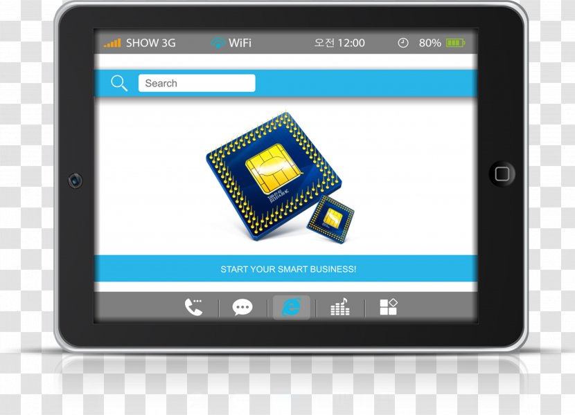 Tablet Computer Touchscreen Technology Flat Panel Display - Modern Business Training Transparent PNG
