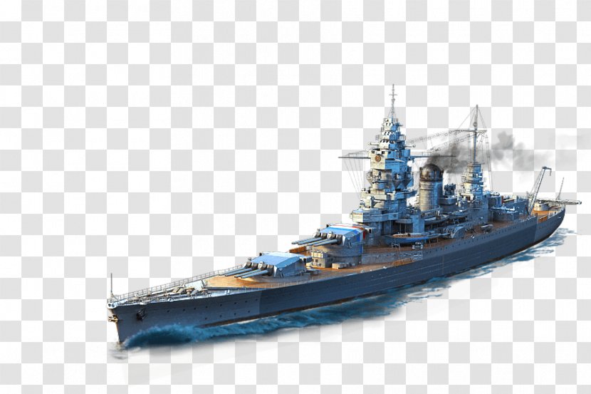 World Of Warships Dunkirk French Battleship Dunkerque - Warship - Ship Transparent PNG