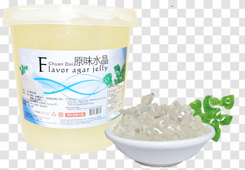 Bubble Tea Gelatin Dessert Crème Fraîche Juice Flavor - Cream Transparent PNG