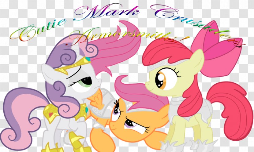 Pony Cutie Mark Crusaders Apple Bloom Scootaloo Sweetie Belle - Frame - Heart Transparent PNG