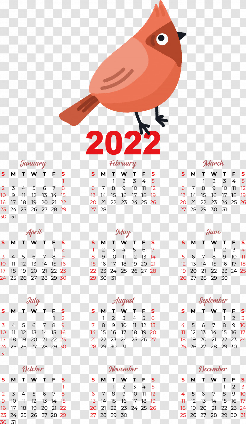 Calendar 2022 Calendar Year Calendar Transparent PNG