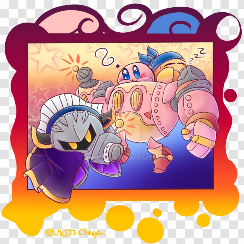 Kirby: Planet Robobot Kirby Battle Royale Kirby's Dream Land Meta Knight Video Game - Cartoon - Nintendo Transparent PNG
