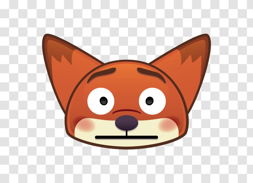 Sticker Red Fox Mickey Mouse Disney Emoji Blitz Drawing - Snout - Star Wars Transparent PNG
