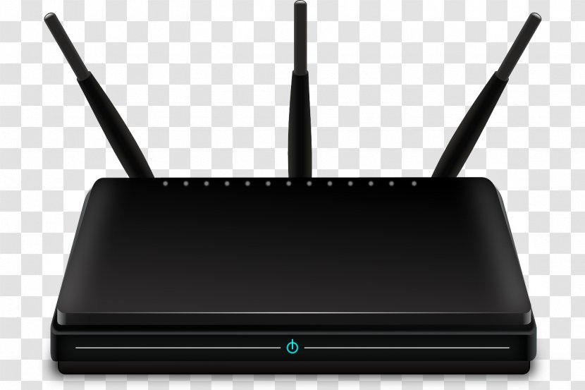 Clip Art Wireless Router Openclipart Wi-Fi - Wifi - Wan Network Diagram Transparent PNG