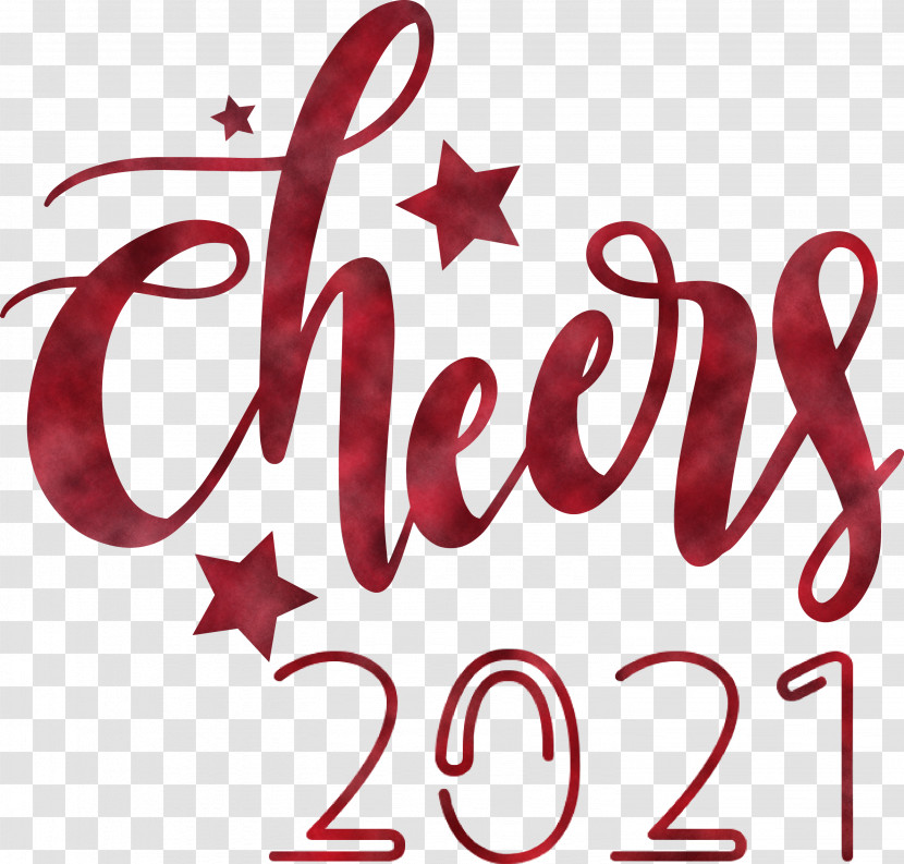 2021 Cheers New Year Cheers Cheers Transparent PNG