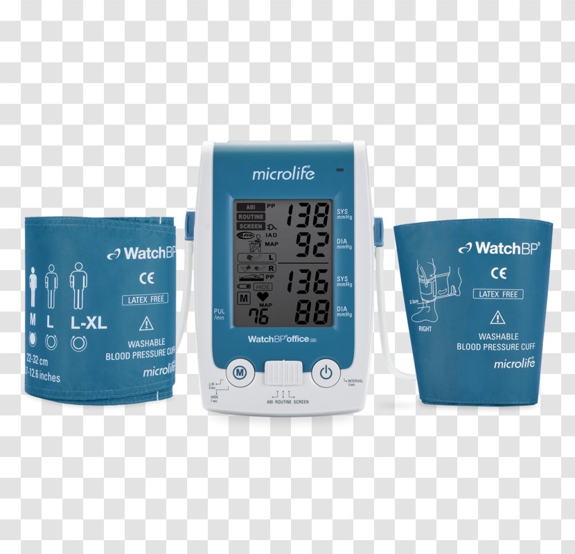 Sphygmomanometer Microlife Corporation Infrared Thermometers Blood Pressure Atrial Fibrillation - Medicine - Cuff Transparent PNG