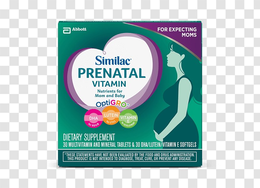 Dietary Supplement Prenatal Vitamins Similac Breastfeeding - Nutrition - Care Transparent PNG