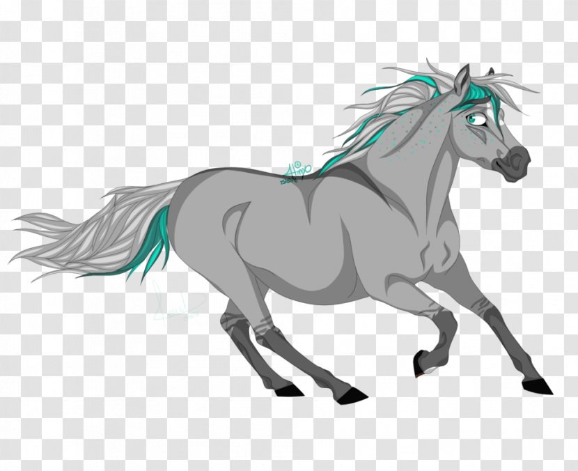 Mane Mustang Pony Stallion Colt - Rein Transparent PNG