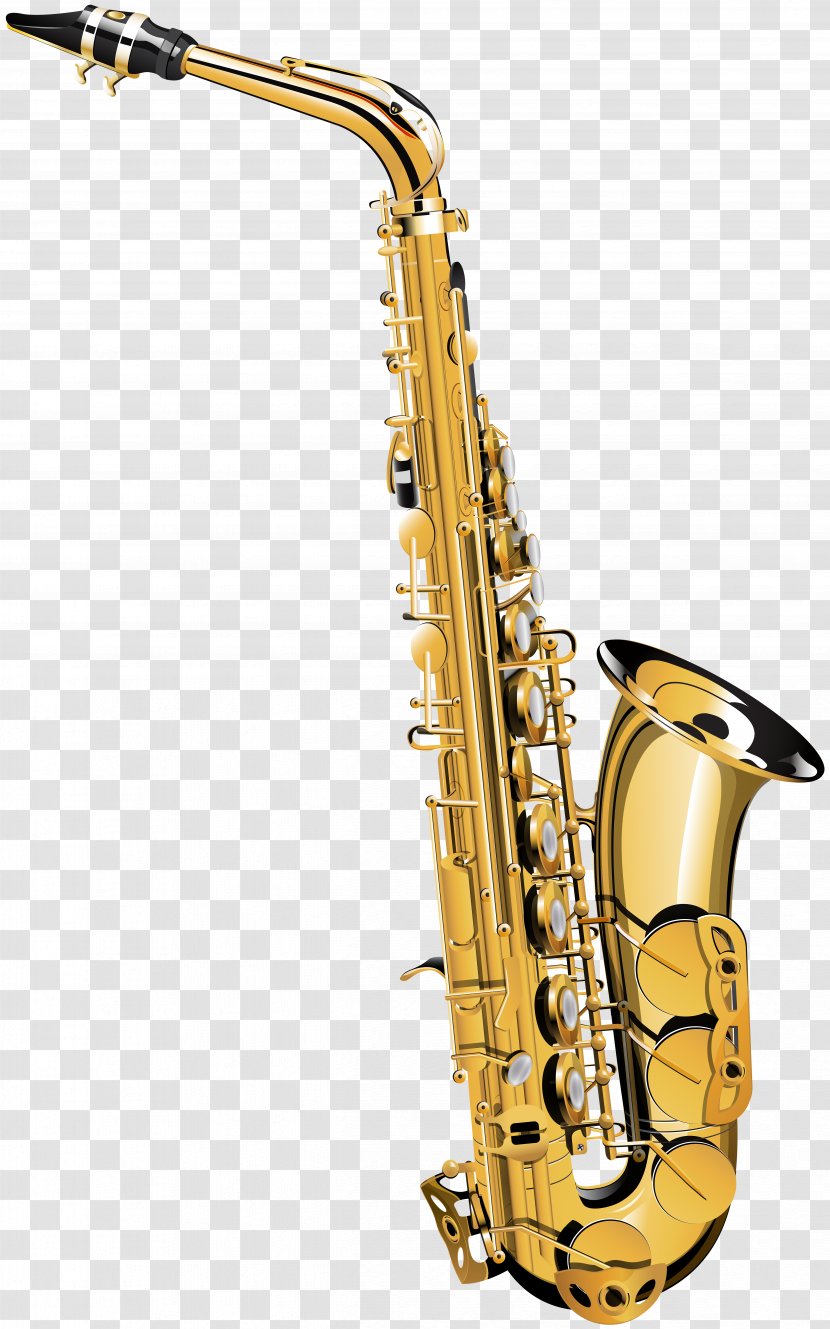 Baritone Saxophone Clarinet Family - Silhouette Transparent PNG