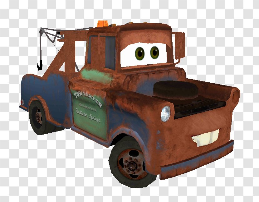 Cars 2 Mater Wii Toony Car - Model Transparent PNG