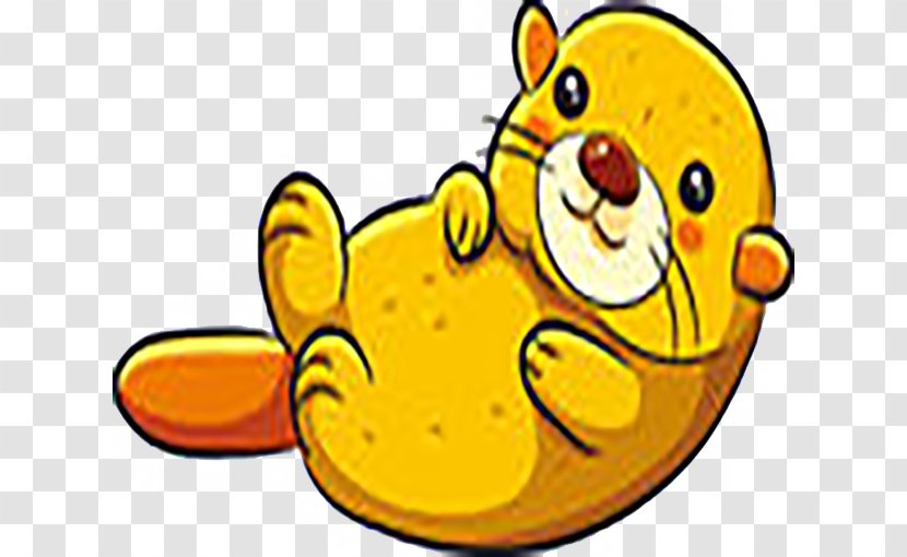 Sea Otter Beaver Drawing Rodent - Lying Transparent PNG