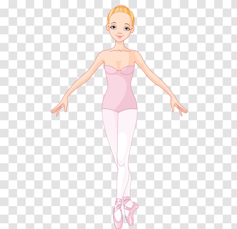 Ballet Dancer Cartoon - Watercolor Transparent PNG