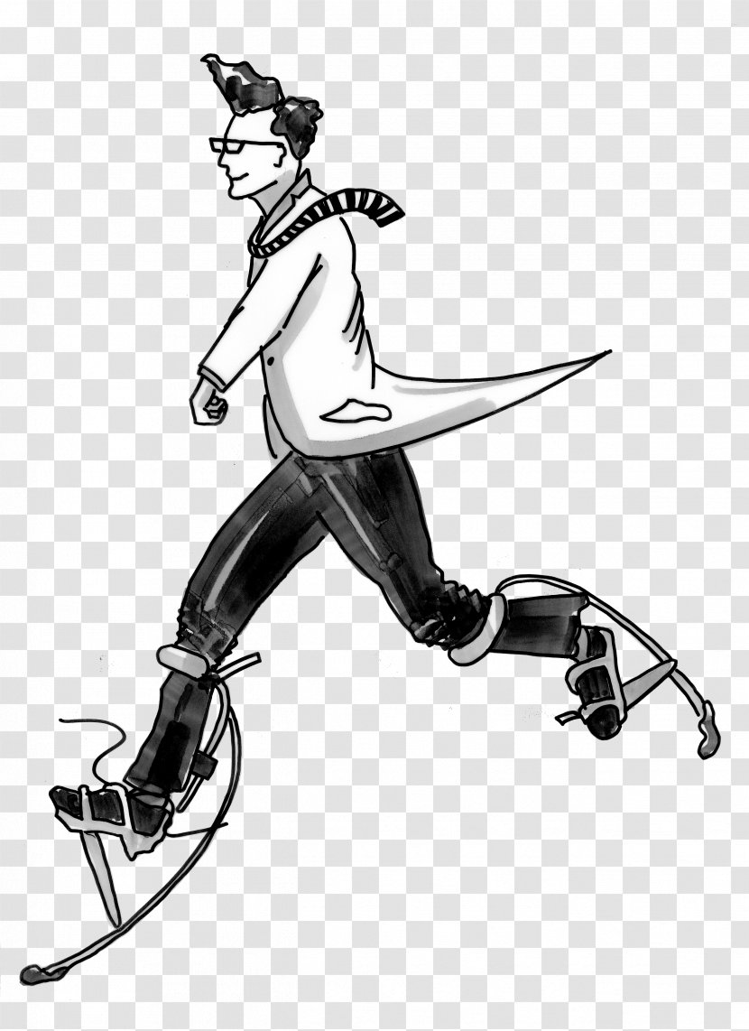 Vertebrate Shoe Character Sketch - Bicycle Transparent PNG