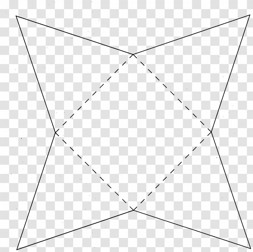 Paper Triangle Line Art Pattern - White - BOX Transparent PNG