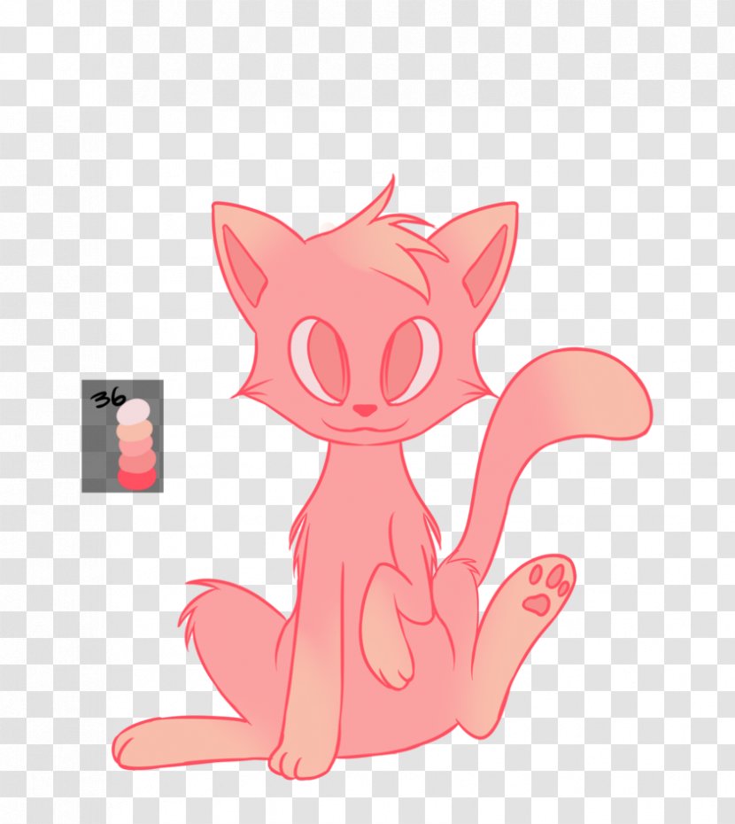 Kitten Whiskers Cat Dog Illustration - Tree Transparent PNG