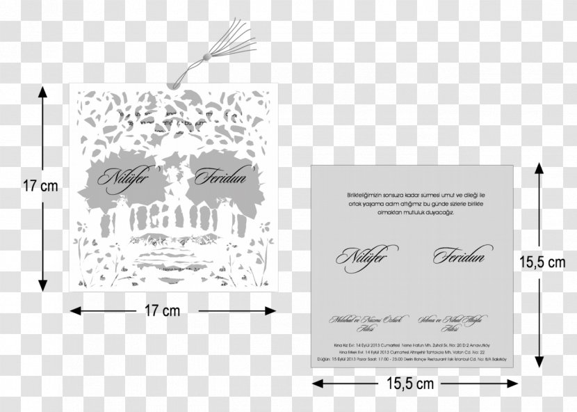 Kraft Paper Convite Wedding Invitation Price - Brochure - Davetiye Transparent PNG