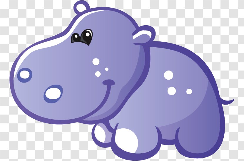 Hippopotamus Drawing Cuteness Cartoon Clip Art - Baby - Hippo Transparent PNG