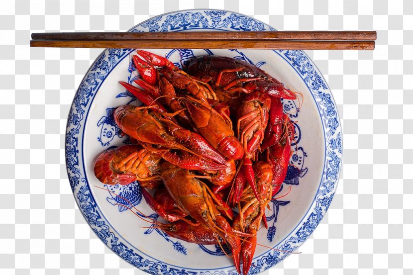 Lobster Shrimp Palinurus - Dish - A Transparent PNG