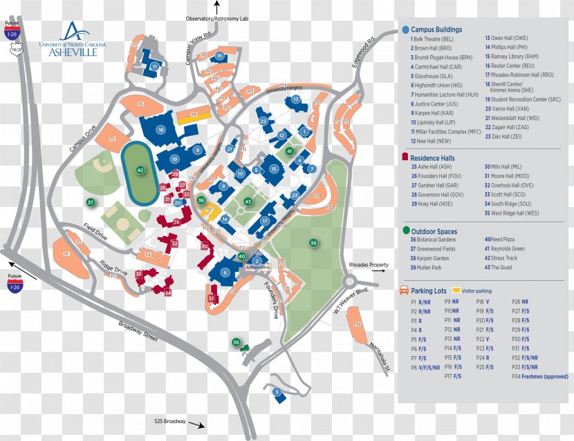 University Of North Carolina At Asheville Fisk System 2016 National Conference On Undergraduate Research - Diagram - Campus Transparent PNG