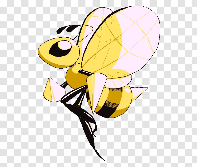 Honey Bee Cartoon Clip Art - Wing Transparent PNG