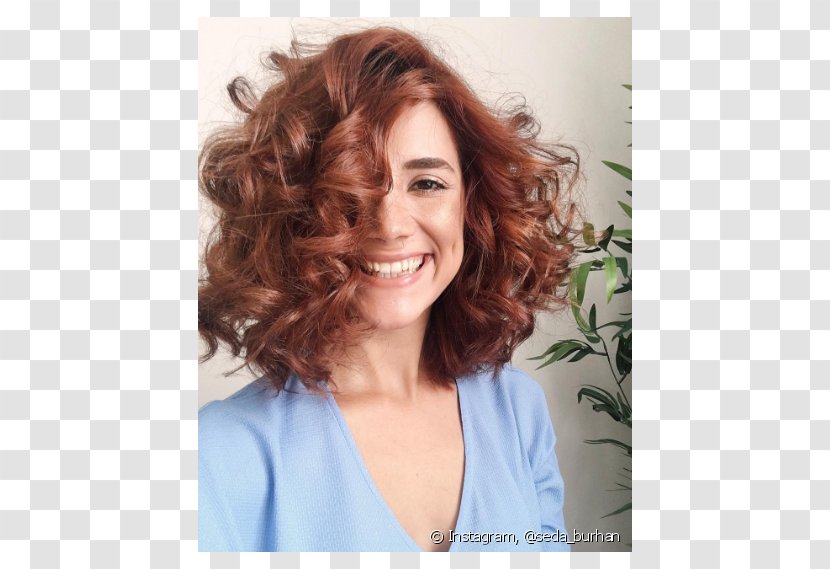 Brown Hair Coloring Red Long - Cartoon Transparent PNG