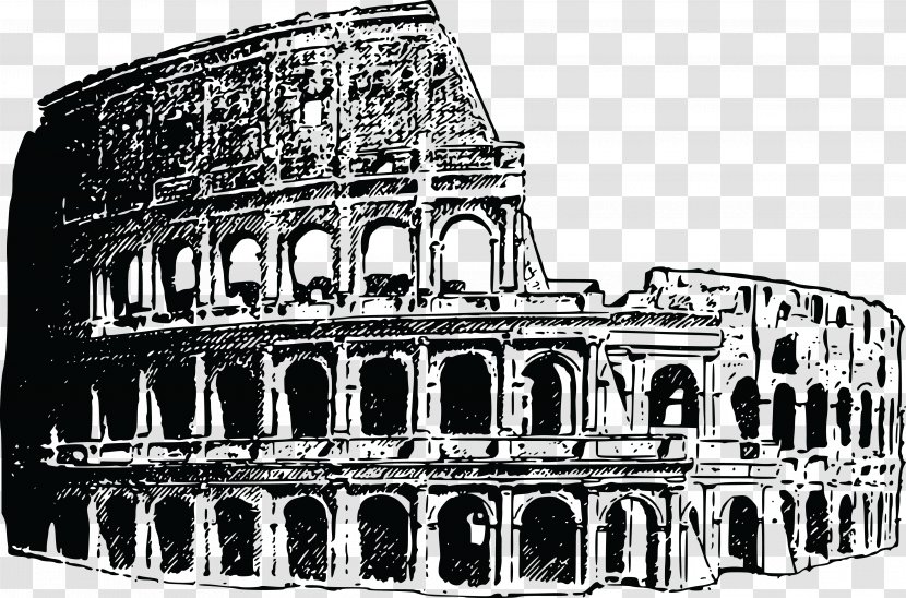 Colosseum Roman Forum Clip Art - Ancient Architecture Transparent PNG