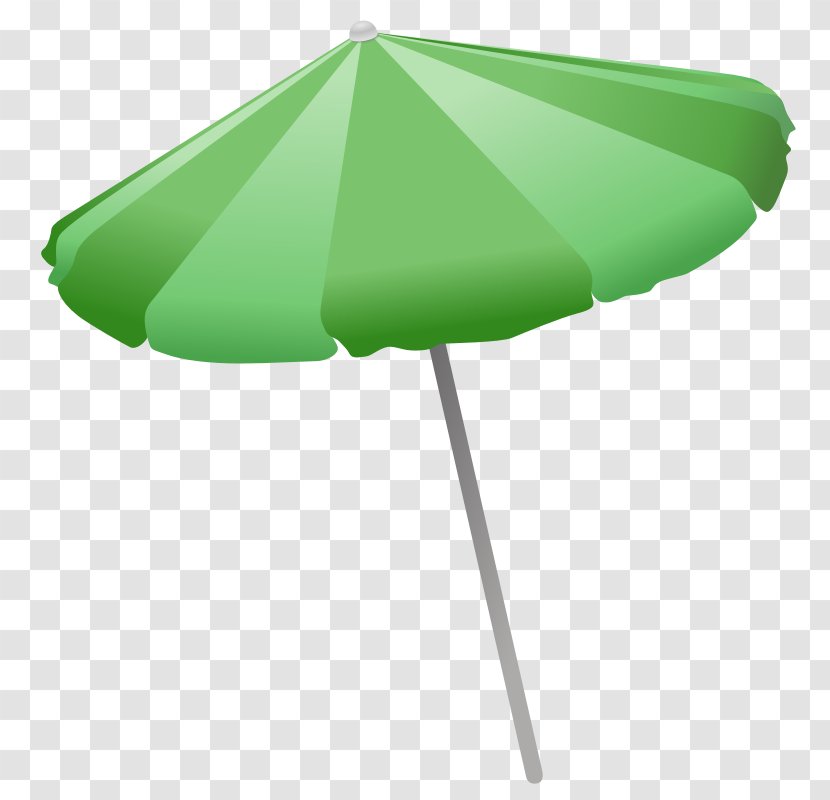 Umbrella Beach Royalty-free Clip Art - Green - Pictures Transparent PNG