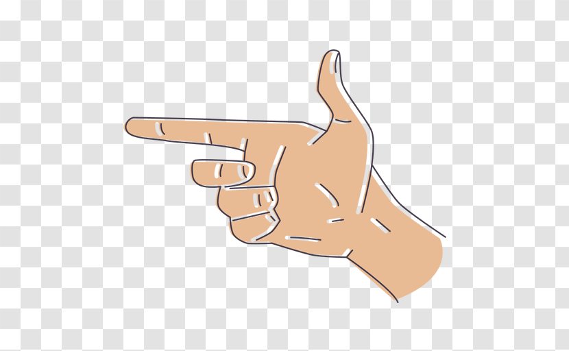 Thumb Finger Gun Gesture Clip Art - Mao Transparent PNG