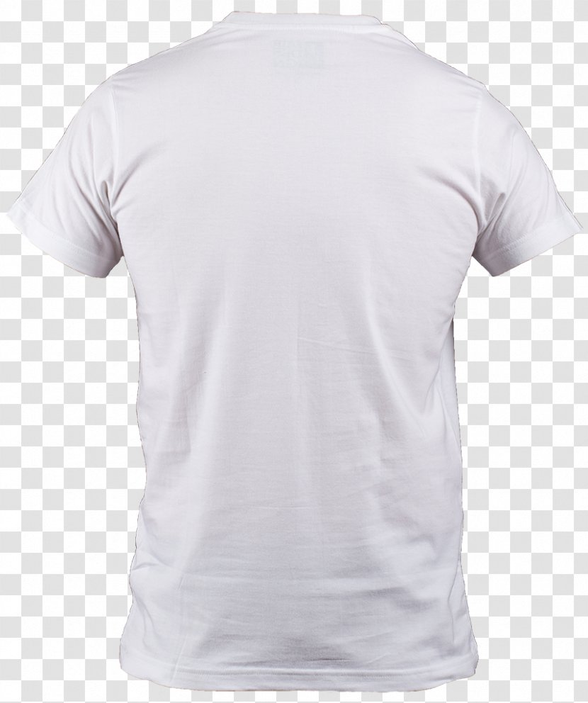 T-shirt Neck Polo Shirt Sleeve Collar - White T-Shirt Transparent PNG