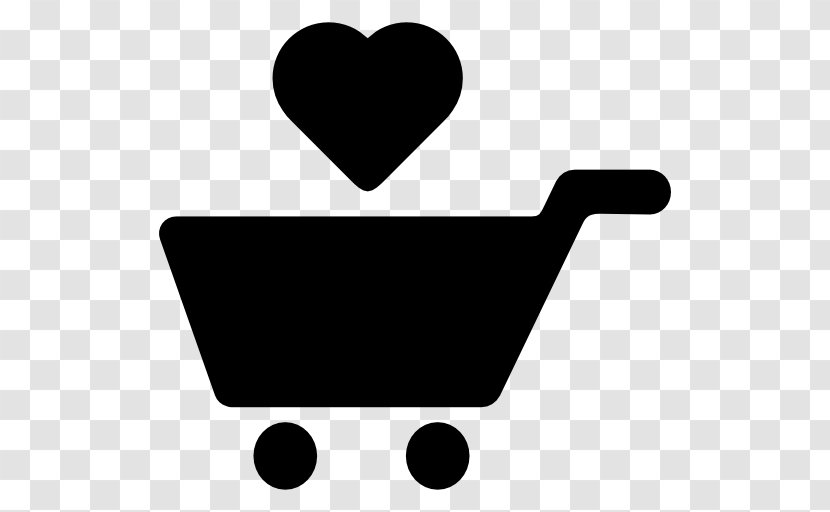 Shopping Cart - Black Transparent PNG