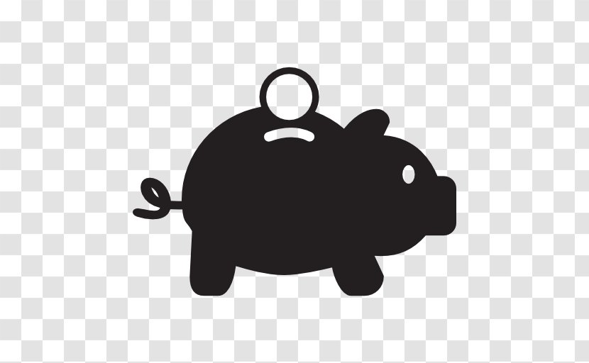 Coin - Bank - Silhouette Transparent PNG