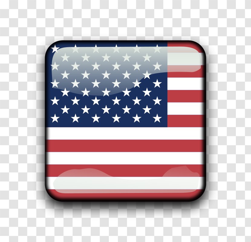 Flag Of The United States Clip Art - Public Domain Transparent PNG