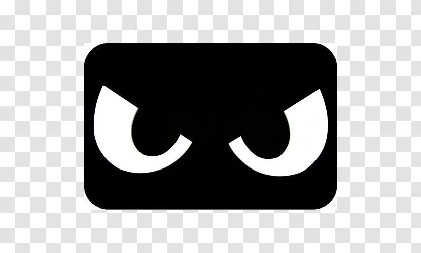 Angry Eyes Red White Color - Black - Eye Transparent PNG