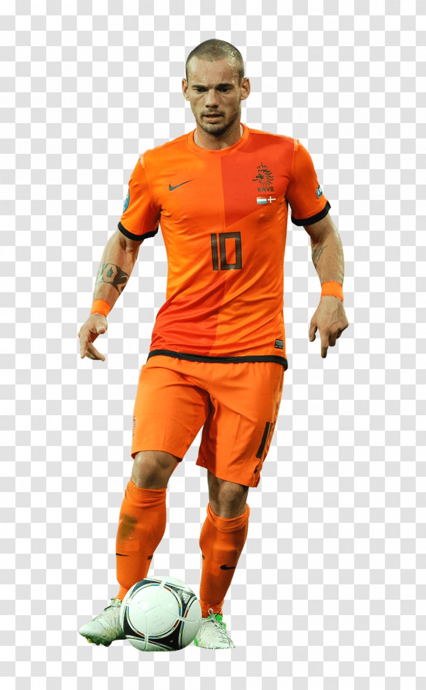 Wesley Sneijder Netherlands National Football Team Soccer Player Galatasaray S.K. - Uniform - Holland Transparent PNG