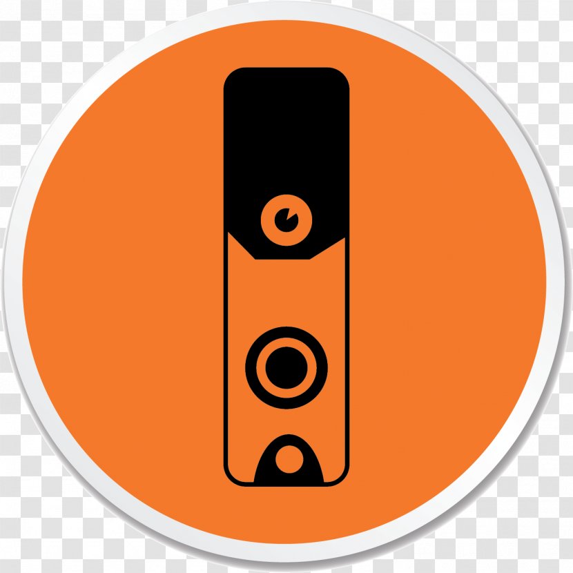 Closed-circuit Television Camera Security Surveillance System - Orange - Door Alarm Transparent PNG