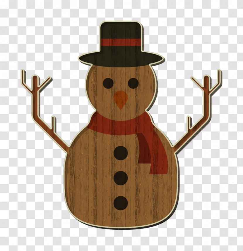 Christmas Icon - Snowman Wood Transparent PNG