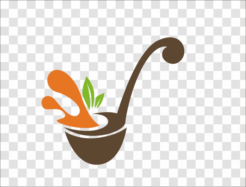 Cooking Food Olla Frying Pan - Orange - Spoon Transparent PNG