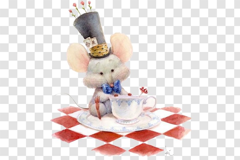 Alice's Adventures In Wonderland White Rabbit Tweedledum March Hare - Drawing - Alice Eat Me Transparent PNG